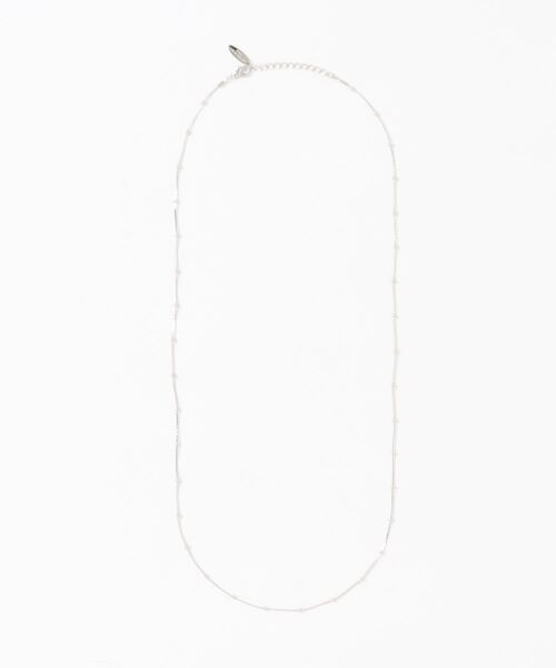 NATURAL BEAUTY BASIC（ナチュラルビューティーベーシック）の「スペーシングボールネックレス（ネックレス・レディース・シルバー/ゴールド・ﾌﾘ-）」の10枚目の写真