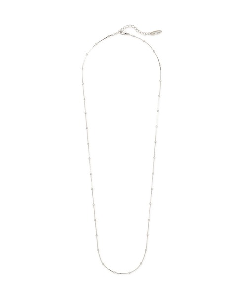 NATURAL BEAUTY BASIC（ナチュラルビューティーベーシック）の「スペーシングボールネックレス（ネックレス・レディース・シルバー/ゴールド・ﾌﾘ-）」の4枚目の写真