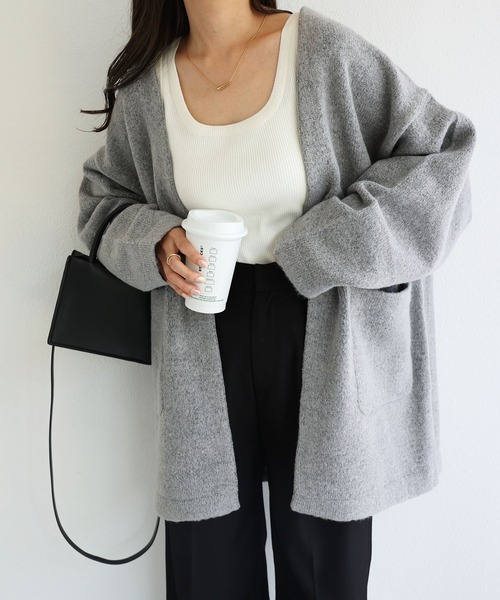 カーディガン ミルドブークレーボレロカーディガン レディース ワンフォークロージング 1111clothing カーディガン メンズ