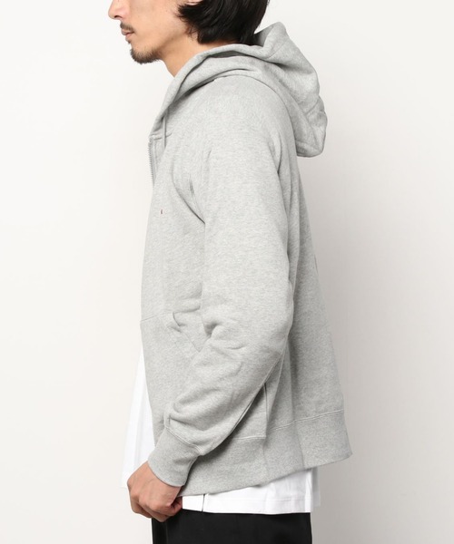 Champion(チャンピオン)の「Champion/チャンピオン ワンポイント スウェット フルジップパーカー フーディー(パーカー・メンズ・オートミール/ネイビー/グレー/ブラック・M/L/XL)」の6枚目の写真