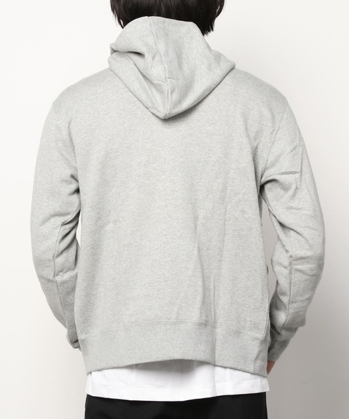 Champion(チャンピオン)の「Champion/チャンピオン ワンポイント スウェット フルジップパーカー フーディー(パーカー・メンズ・オートミール/ネイビー/グレー/ブラック・M/L/XL)」の5枚目の写真