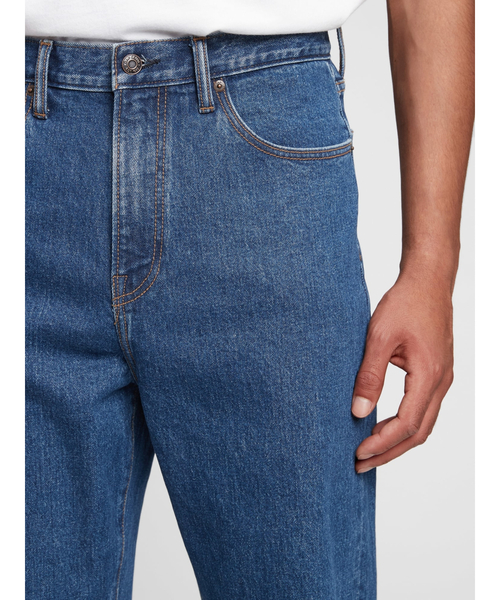 GAP（ギャップ）の「Gapflex ウォッシュウェル(TM) リラックステーパードデニム（デニムパンツ・メンズ・ライトインディゴブルー・31W 30L/29W 30L/30W 30L/32W 30L/28W 30L/32W 32L/31W 32L/36W 32L/33W 32L/34W 32L）」の2枚目の写真