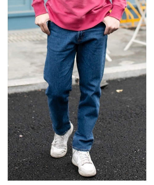 GAP（ギャップ）の「Gapflex ウォッシュウェル(TM) リラックステーパードデニム（デニムパンツ・メンズ・ライトインディゴブルー・31W 30L/29W 30L/30W 30L/32W 30L/28W 30L/32W 32L/31W 32L/36W 32L/33W 32L/34W 32L）」の19枚目の写真