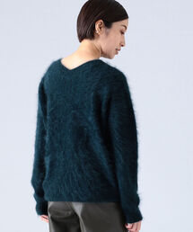 EFFE BEAMS | EFFE BEAMS / カシミヤファー クルーネックニット(ニット/セーター)