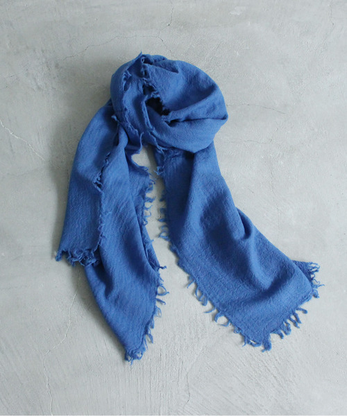 CHILD WOMAN（チャイルドウーマン）の「LITTLE LION WOOL無地ストール（ストール/ショール・レディース・ネイビー/イエロー/ピンク/キナリ/グリーン/レッド/グレー/ブルー・FREE）」の19枚目の写真