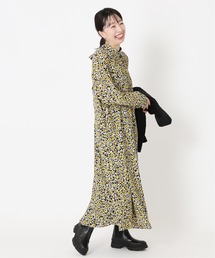 journal standard L'essage | フラワープリントボウタイワンピース◆(ワンピース)