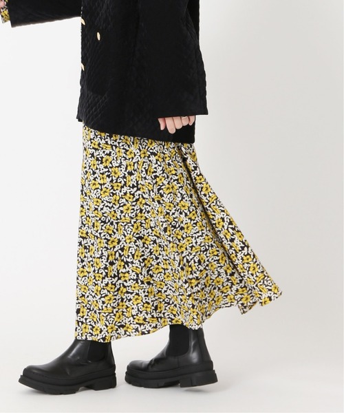 journal standard L'essage（ジャーナルスタンダードレサージュ）の「フラワープリントボウタイワンピース◆（ワンピース・レディース・ブルー/イエロー・FREE）」の17枚目の写真