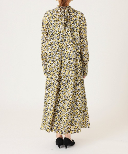 journal standard L'essage（ジャーナルスタンダードレサージュ）の「フラワープリントボウタイワンピース◆（ワンピース・レディース・ブルー/イエロー・FREE）」の21枚目の写真