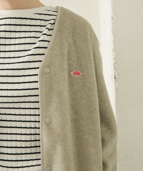 URBAN RESEARCH DOORS(アーバンリサーチドアーズ)の「DANTON FLEECE COLLARLESS COAT(その他アウター・レディース・ベージュ/ライトベージュ・36)」の13枚目の写真