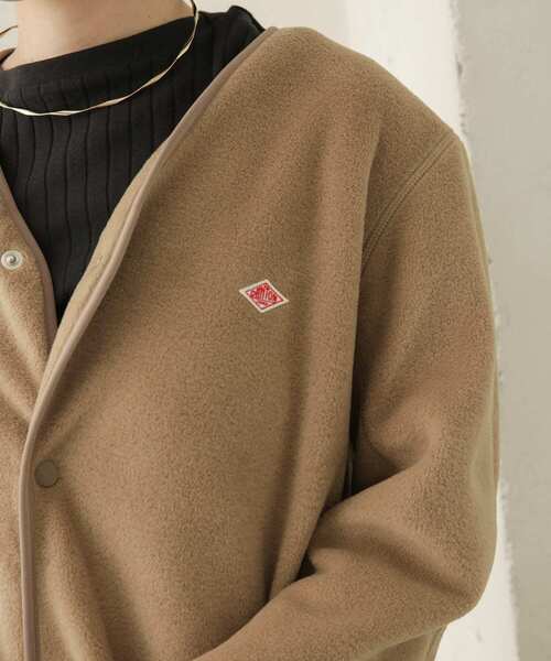 URBAN RESEARCH DOORS(アーバンリサーチドアーズ)の「DANTON FLEECE COLLARLESS COAT(その他アウター・レディース・ベージュ/ライトベージュ・36)」の8枚目の写真