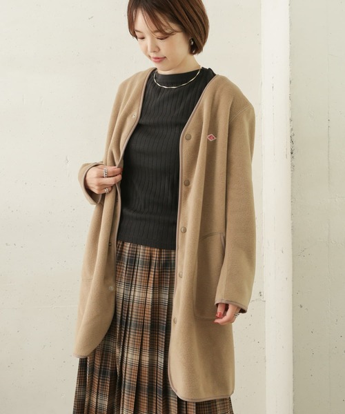 URBAN RESEARCH DOORS(アーバンリサーチドアーズ)の「DANTON FLEECE COLLARLESS COAT(その他アウター・レディース・ベージュ/ライトベージュ・36)」の5枚目の写真