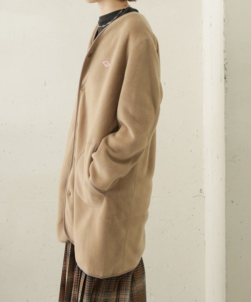 URBAN RESEARCH DOORS(アーバンリサーチドアーズ)の「DANTON FLEECE COLLARLESS COAT(その他アウター・レディース・ベージュ/ライトベージュ・36)」の10枚目の写真