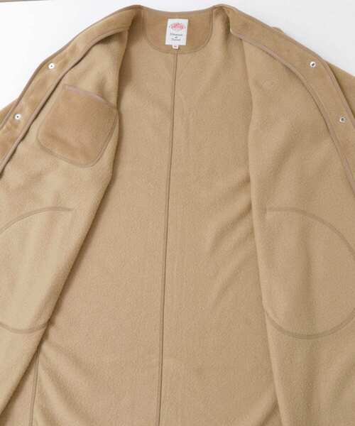 URBAN RESEARCH DOORS(アーバンリサーチドアーズ)の「DANTON FLEECE COLLARLESS COAT(その他アウター・レディース・ベージュ/ライトベージュ・36)」の9枚目の写真