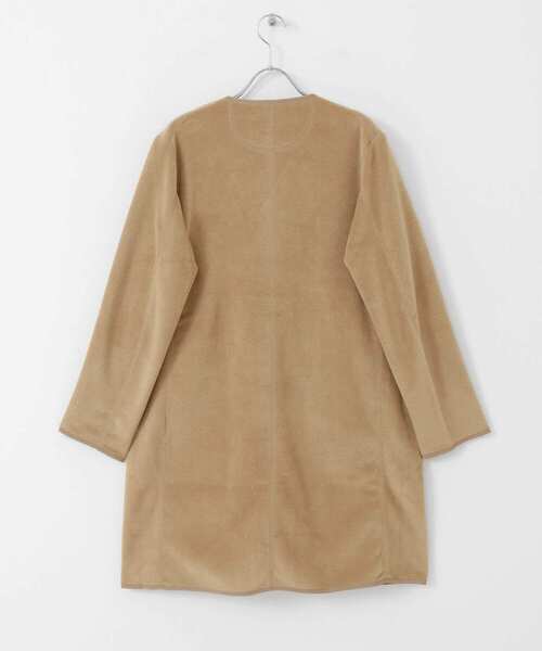 URBAN RESEARCH DOORS(アーバンリサーチドアーズ)の「DANTON FLEECE COLLARLESS COAT(その他アウター・レディース・ベージュ/ライトベージュ・36)」の6枚目の写真
