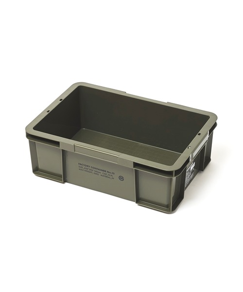 GORDON MILLER（ゴードンミラー）の「GORDON MILLER（ゴードンミラー） ファクトリーコンテナ No.13（収納グッズ・メンズ・オリーブドラブ・ONE SIZE）」の7枚目の写真