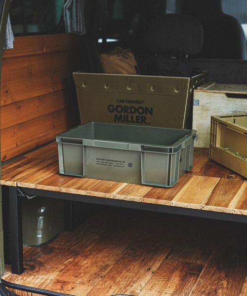 GORDON MILLER（ゴードンミラー）の「GORDON MILLER（ゴードンミラー） ファクトリーコンテナ No.13（収納グッズ・メンズ・オリーブドラブ・ONE SIZE）」の5枚目の写真