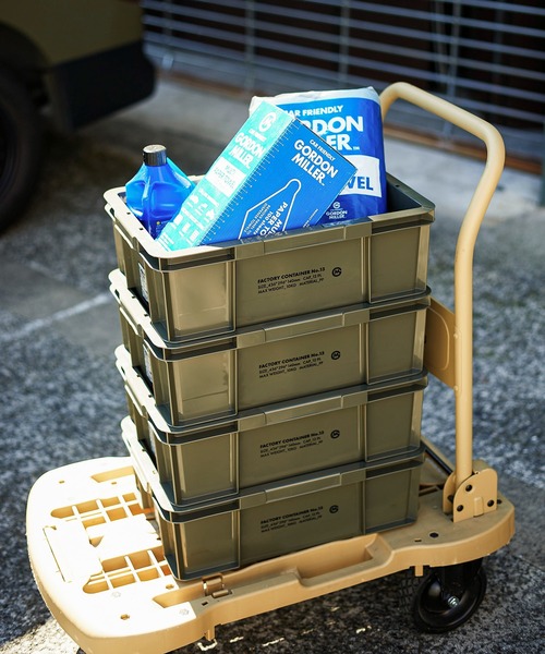 GORDON MILLER（ゴードンミラー）の「GORDON MILLER（ゴードンミラー） ファクトリーコンテナ No.13（収納グッズ・メンズ・オリーブドラブ・ONE SIZE）」の18枚目の写真