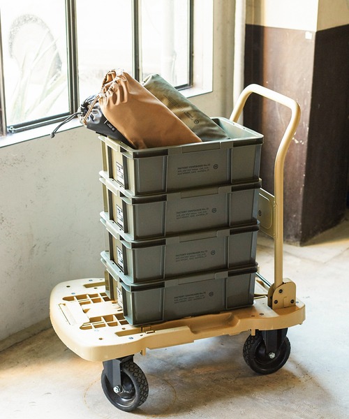 GORDON MILLER（ゴードンミラー）の「GORDON MILLER（ゴードンミラー） ファクトリーコンテナ No.13（収納グッズ・メンズ・オリーブドラブ・ONE SIZE）」の17枚目の写真