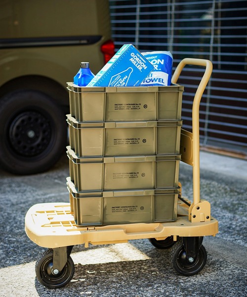 GORDON MILLER（ゴードンミラー）の「GORDON MILLER（ゴードンミラー） ファクトリーコンテナ No.13（収納グッズ・メンズ・オリーブドラブ・ONE SIZE）」の15枚目の写真