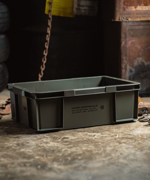 GORDON MILLER（ゴードンミラー）の「GORDON MILLER（ゴードンミラー） ファクトリーコンテナ No.13（収納グッズ・メンズ・オリーブドラブ・ONE SIZE）」の19枚目の写真