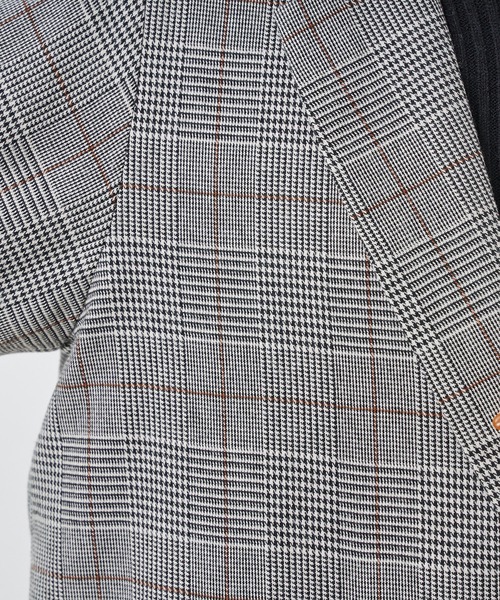 prose verse（プロズヴェール）の「先染めチェックWテーラードジャケット（テーラードジャケット・レディース・ブラウン/グレー・MEDIUM）」の22枚目の写真