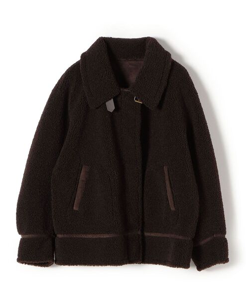 セール】リバーシブルフェイクムートンブルゾン◇（ムートンコート