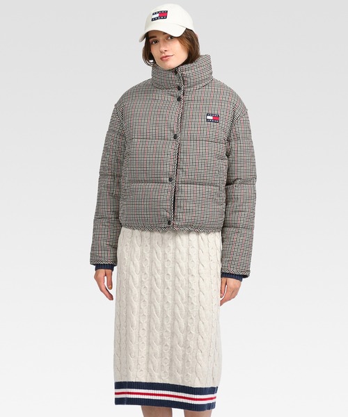 tommy jeans（トミー ジーンズ）の「フラッグロゴチェックパッファ 