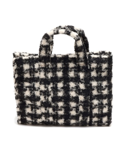 atmos pink（アトモスピンク）の「atmos pink RIEHATA × atmospink ビッグ ボアバッグ【SP】（トートバッグ・レディース・レッド/ブラック・FREE）」の16枚目の写真