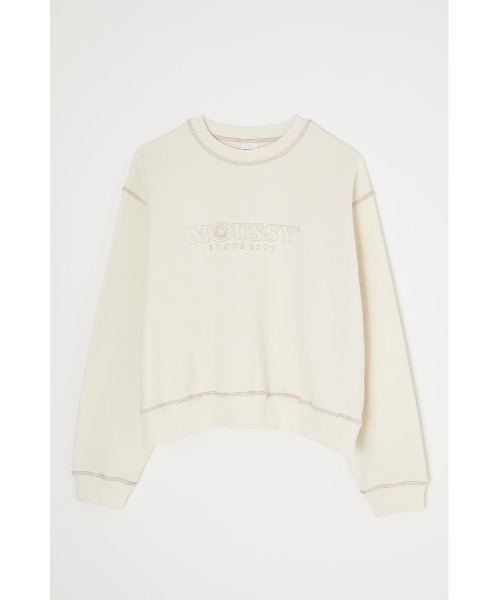 MOUSSY（マウジー）の「MOUSSY QUILTING EMBROIDERY プルオーバー（スウェット・レディース・ブラウン/カーキ/チャコールグレー/オフホワイト・FREE）」の15枚目の写真