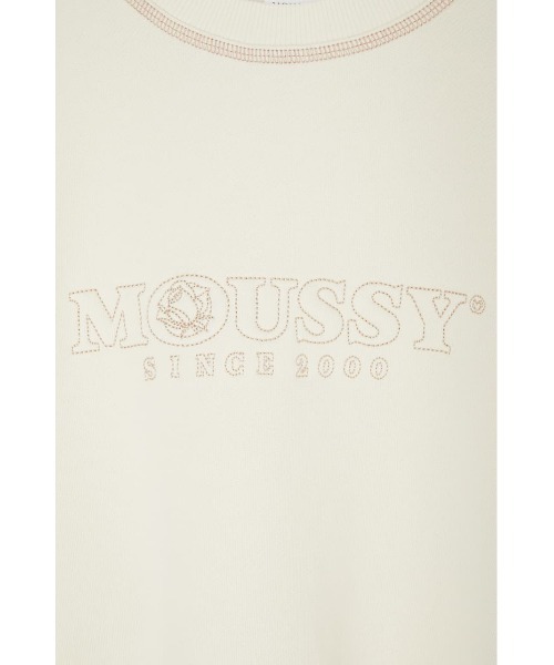 MOUSSY（マウジー）の「MOUSSY QUILTING EMBROIDERY プルオーバー（スウェット・レディース・ブラウン/カーキ/チャコールグレー/オフホワイト・FREE）」の18枚目の写真
