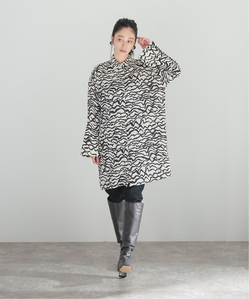 journal standard L'essage(ジャーナルスタンダードレサージュ)の「ZEEBRA プリントワンピース◆(シャツワンピース・レディース・ナチュラル・フリー)」の18枚目の写真