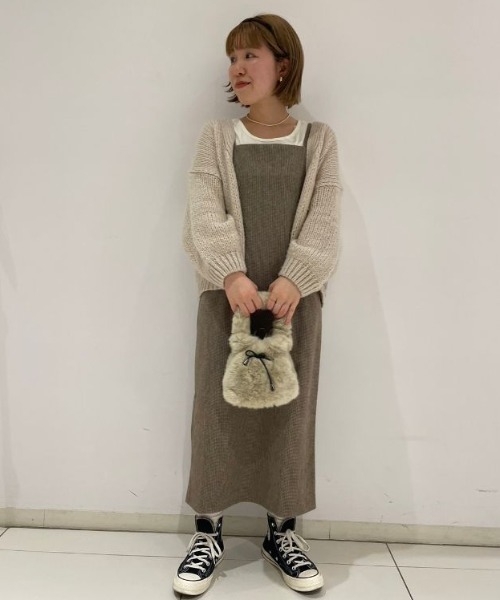 flower(フラワー)の「ドワーフバッグ(ハンドバッグ・レディース・アイボリー/ベージュ・FREE)」の12枚目の写真