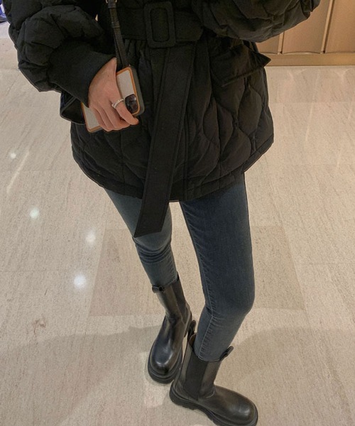 VitaFelice(ヴィータフェリーチェ)の「キルティンジャケット(その他アウター・レディース・ブラック・L/M)」の11枚目の写真