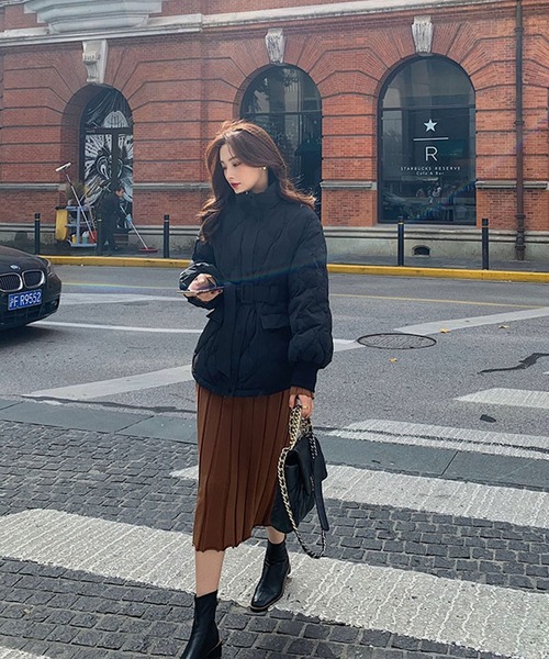 VitaFelice(ヴィータフェリーチェ)の「キルティンジャケット(その他アウター・レディース・ブラック・L/M)」の12枚目の写真