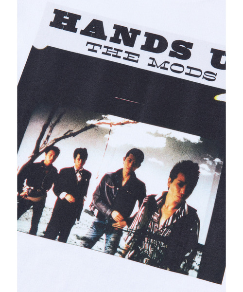 MEDICOM TOY(メディコムトイ)の「VINYL “THE MODS ” TEE HANDS UP(Tシャツ/カットソー・メンズ・ホワイト/ブラック・SMALL/MEDIUM/LARGE/X-LARGE)」の4枚目の写真