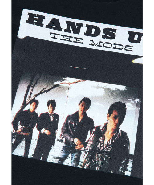 MEDICOM TOY(メディコムトイ)の「VINYL “THE MODS ” TEE HANDS UP(Tシャツ/カットソー・メンズ・ホワイト/ブラック・SMALL/MEDIUM/LARGE/X-LARGE)」の5枚目の写真