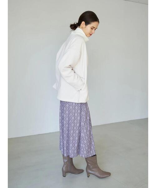 YECCA VECCA（イェッカヴェッカ）の「・フリースボンディングコーディガン＊（その他アウター・レディース・チャコールグレー/オフホワイト/カーキ・FREE）」の15枚目の写真