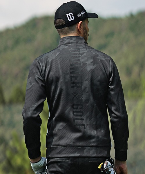 DIVINER GOLF】グレンチェック/チドリ スタンドジャケット ゴルフ