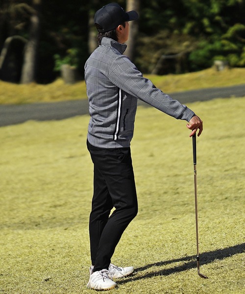 DIVINER GOLF】グレンチェック/チドリ スタンドジャケット ゴルフ