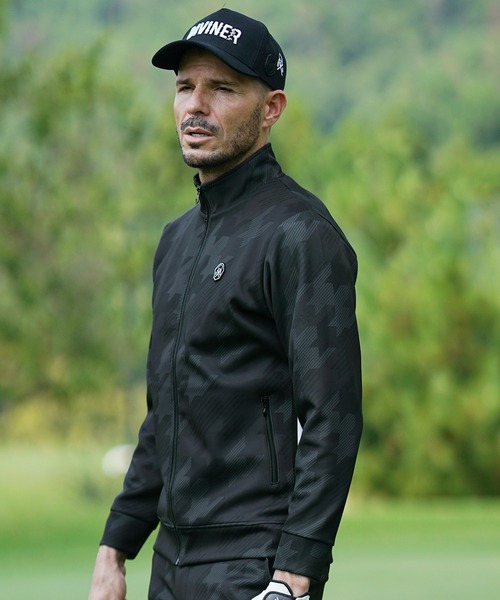 DIVINER GOLF】グレンチェック/チドリ スタンドジャケット