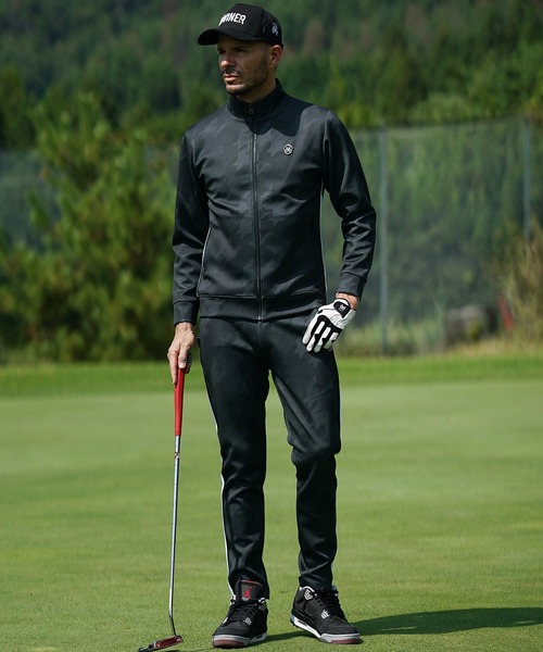 DIVINER GOLF】グレンチェック/チドリ スタンドジャケット ゴルフ