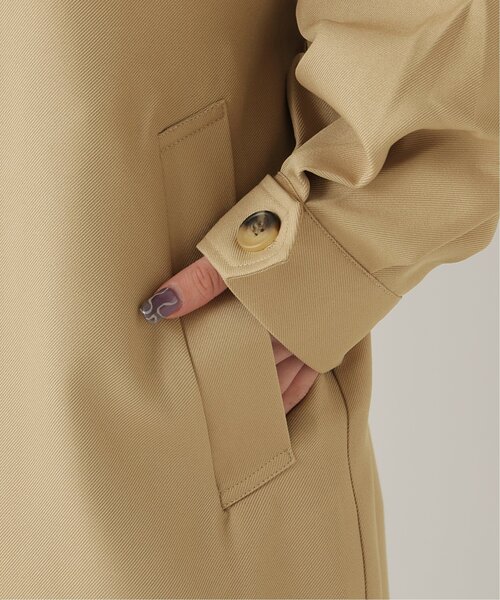 RAY CASSIN（レイカズン）の「2WAYカラーボリュームスリーブコート（トレンチコート・レディース・ベージュ/カーキ/モカ/グレイッシュベージュ・FREE）」の12枚目の写真