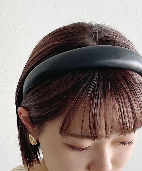 PAGEBOY（ページボーイ）の「ボリュームカチューシャ（カチューシャ・レディース・ブラック/オフホワイト・FREE）」の3枚目の写真