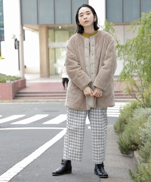 studio CLIP（スタディオクリップ）の「チェックアソートイージーパンツ（その他パンツ・レディース・レッド/ブルー/その他1/その他2/その他3・FREE）」の19枚目の写真