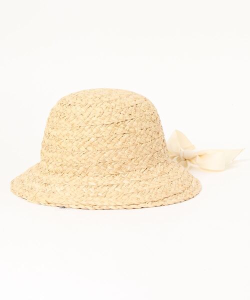 pairmanon(ペアマノン)の「【ママとおそろい】コットンリボン付きラフィハット(ハット・キッズ・ベージュ・FREE)」の8枚目の写真