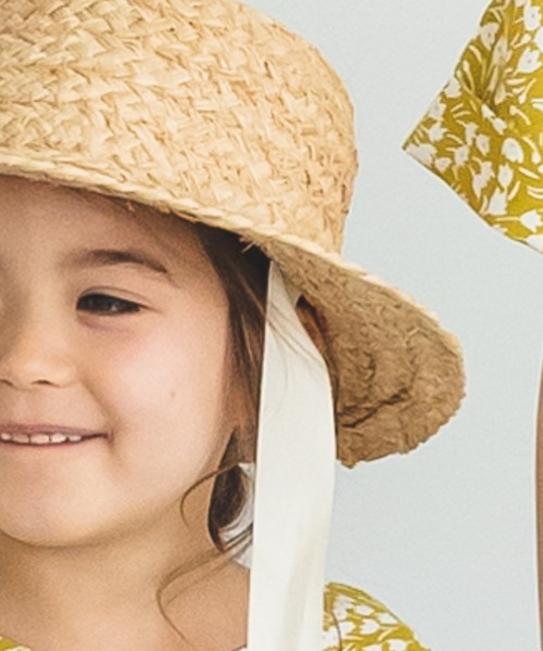 pairmanon(ペアマノン)の「【ママとおそろい】コットンリボン付きラフィハット(ハット・キッズ・ベージュ・FREE)」の10枚目の写真