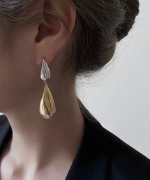【LEJA】ツインドロップピアス