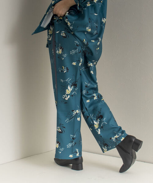 GLOSTER（グロスター）の「【GLOSTER/グロスター】Longchamp ヴィンテージプリント イージーパンツ フレアパンツ（その他パンツ・メンズ・ブラック系その他4/ベージュ系その他3/グリーン系その他2・MEDIUM/LARGE）」の19枚目の写真