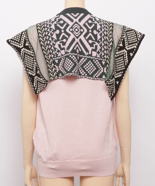 TOGA PULLA Jacquard knit top 22ss トーガ TOGA PULLA Jacquard knit top 22ss トーガ
