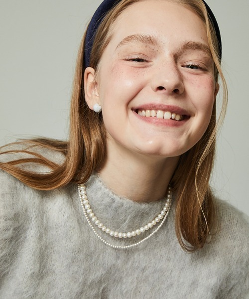 【VINTAGE HOLLYWOOD】5-way Knotted Pearl Necklace★送料無料 VINTAGE HOLLYWOOD(ビンテージハリウッド)の「【VINTAGE